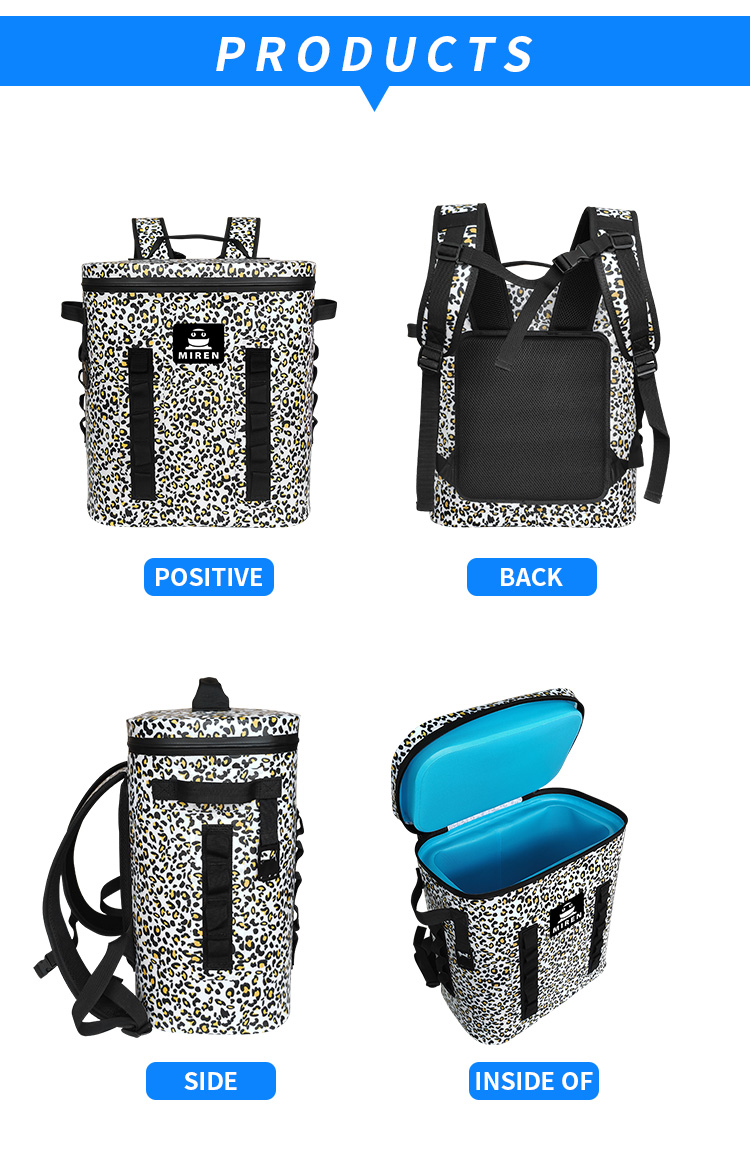 TPU Insulated Soft Cool Bag 20 Litre , Waterproof Cooler Backpack For Picnics