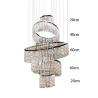 Buy cheap Modern Staircase Chandeliers For Living Room Lobby Club Luxury Ring Lights(WH-NC-90) from wholesalers