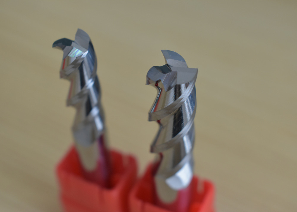 Uncoating Profile Milling 45 Degree Solid Carbide End Mill For Aluminum