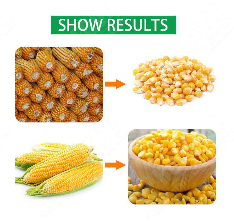 Fully Automatic Fruit Vegetable Processing Equipment Fresh Corn Thresher Machine