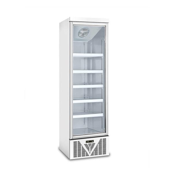 Buy cheap Bottom Mount Type Commercial Glass Freezer With Automatic Drain Water Evaporating System from wholesalers
