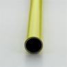 Buy cheap Dia 28mm Lean Tube JY-4000YH-P PE Coated Steel Pipe Brilliant Yellow from wholesalers