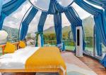 Waterproof PC PVC Glamping Geodesic Dome House Transparent