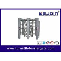 Buy cheap 50HZ / 60HZ Controlled Access Full Height Turnstile Single Direction product