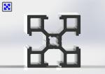 30 * 30 Extruded Aluminum T Slot Profile 5.0mm Hole International Standard For
