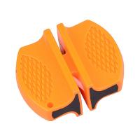 Buy cheap Mini Pocket Orange Tungsten Carbide Knife Sharpener For Outdoor Sport Metal product