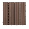 Buy cheap Snap together Wood Deck Tiles Embossed Lightweight Deck Tiles from wholesalers