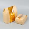 Buy cheap French Caterpillar Bread Takeaway Paper Bags 50-320mm Height from wholesalers