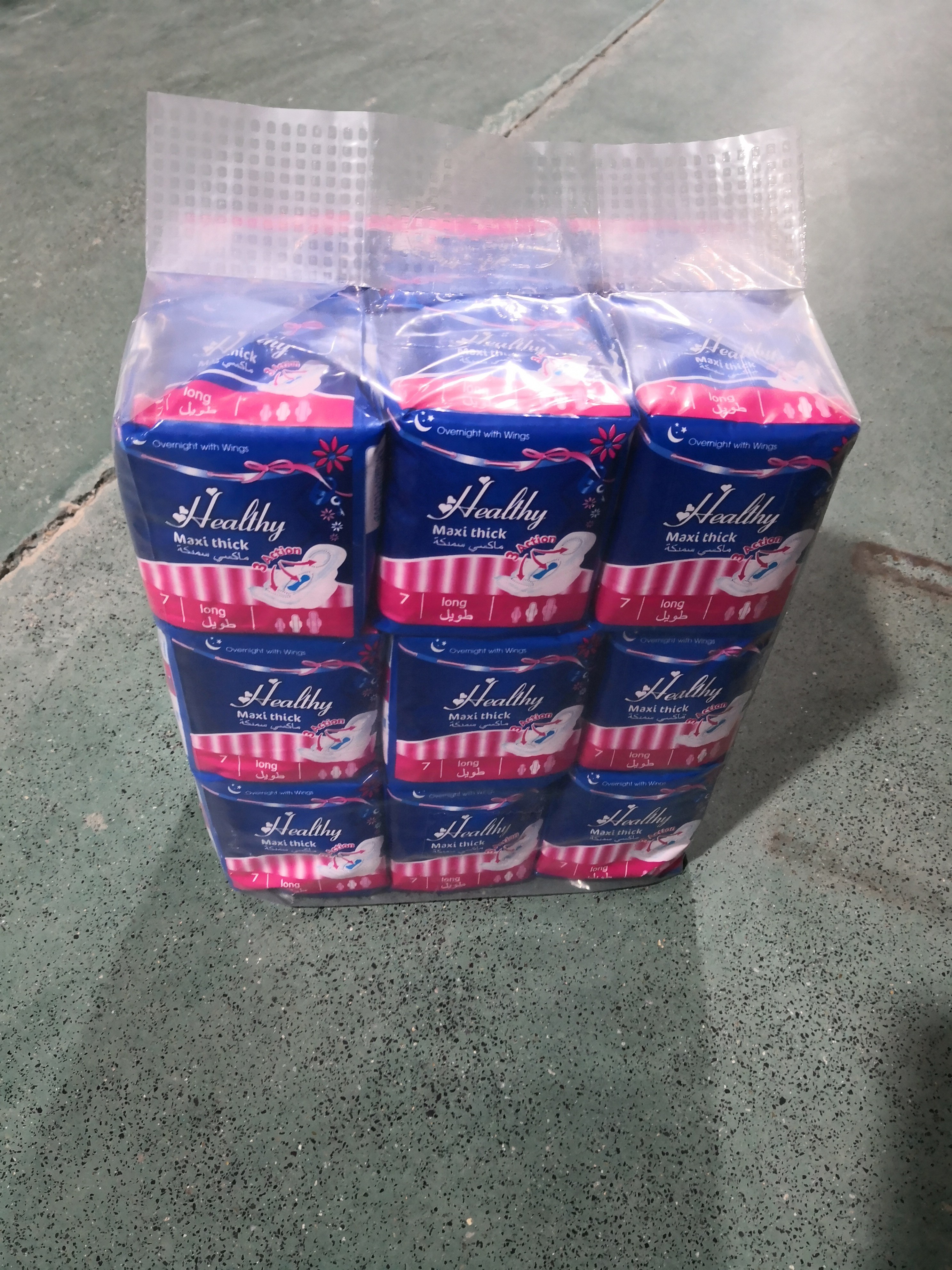 Winged Super Absorbent Non Woven Women's Sanitary Napkins