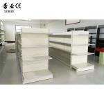Factory Custom Size Color Mental Magasin Market Gondola Shelving