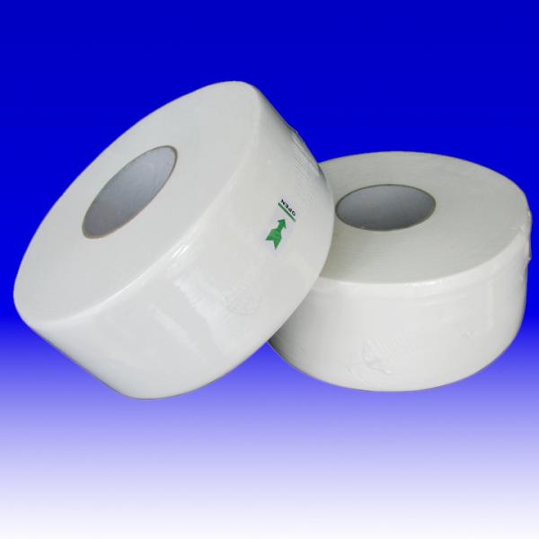 Buy cheap Customizable Embossed 1 ply / 2 ply White jumbo toilet paper rolls from wholesalers