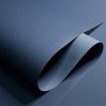 Dark Blue PVC Decorative Film 0.20mm Thickness Waterproof Free Finger Print