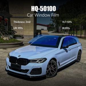 Wholesale HQ-50100 Model VLT 50% Car Window Tint Film 1.52*30M/Roll from china suppliers