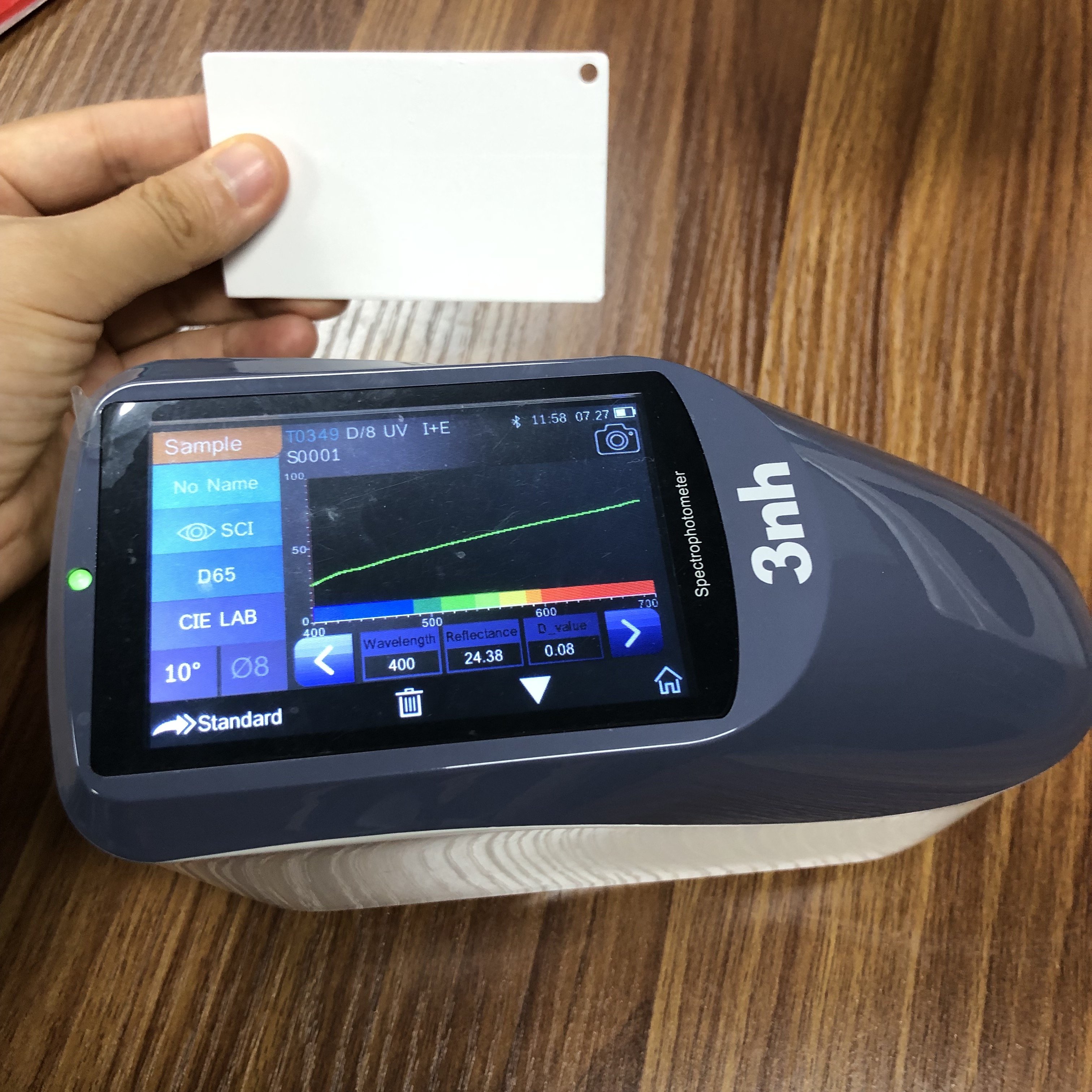 3nh YS3060 portable color measurement spectrophotometer with PC software for Aluminum Composite Panels