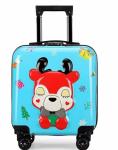 Hard Shell Children Fashion Luggage Trolley School Bag 18 Inch Kids Cartoon