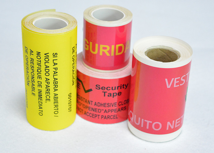Buy cheap Customized Tamper Proof VOID Security Labels With Hidden Message from wholesalers