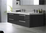 Hanging Prima Vanity Waterproof Bathroom Cabinets With Mounted Sink And Mirror