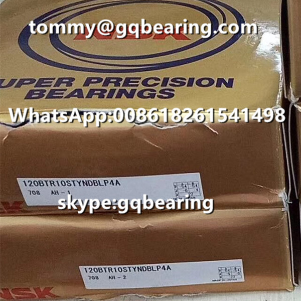40 degree Contact Angle NSK 120BTR10STYNDBLP4A High Speed Angular Contact Ball Bearing