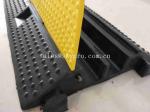 Cable Cover Molded Rubber Products 3 Channel Yellow Jacket Outdoor Cord