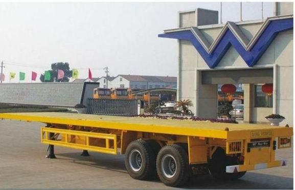 Buy cheap Flat Bed Container Semi Trailer from wholesalers