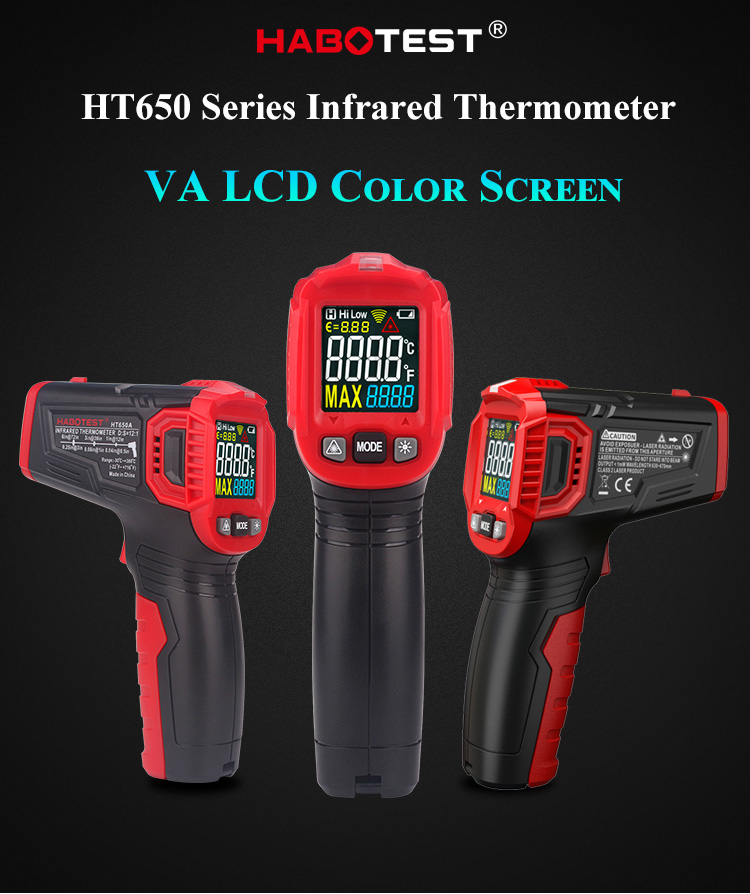 145x92x45mm Infrared Thermometer Digital Temperature Gun