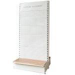 Factory customized color size metal heavy duty minimarket shelves wall shelves