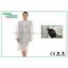Buy cheap Disposable 45gsm Nonwoven Lab Coat Waterproof With Short Collar from wholesalers