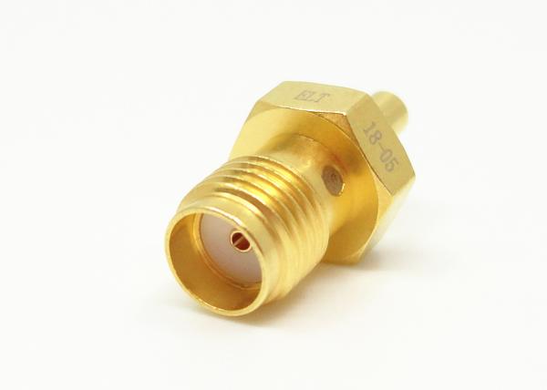 Buy cheap Gold Plated Straight SMA Female to SSMC Male RF Adapter 50Ohm Impedance from wholesalers