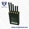 Buy cheap 8 Meters GPS WiFi 5 Antenna Portable Signal Jammer from wholesalers