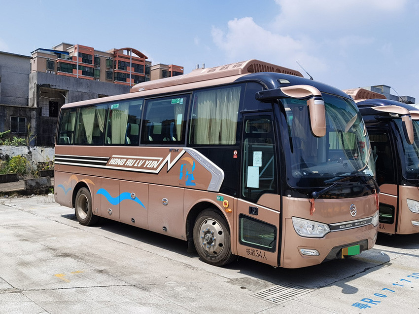 34 Seater Used Electric Bus 260KW With Good Condition / Short Driving Range