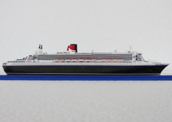 Quality Static Queen Mary 2 Cruise Ship Model , Small Intervals Cruise Ship 3d Model for sale