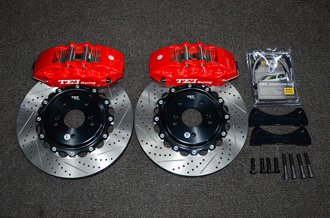 TEI Racing 6 Piston Big Brake Kit For Honda Accord 18 Inch Wheel