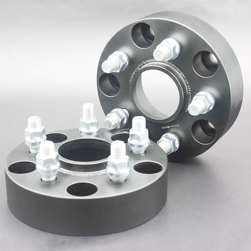 Forged Hubcentric Wheel Adapters Anodized Black 40MM Bolt Pattern 5x130/84.1 To 5x112/66.6
