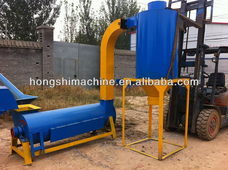 Wet Plastic Recycle Machine Dryer Stainless Steel Structure