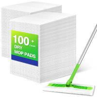 Buy cheap 100 Count Extra Thick Disposable Mop Pads Dry Sweeping Pad Customized product