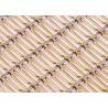 Buy cheap Stainless Steel Flexible Metal Mesh Fabric Bronze Color For Partitions from wholesalers
