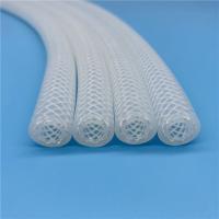 Buy cheap Flexible Reinforced Polyester Braided Silicone Hose Transparent product