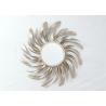 Buy cheap Colored Circular Rose Gold Sun Mirror Wall Decor from wholesalers