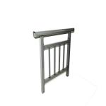 Eco Friendly Powdercoated Cast Wrought Iron Guardrail Garden Fences Rod Outdoor