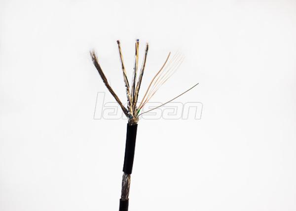Buy cheap Al Foil 4 Pairs 24AWG Cat7 Patch Cord FM-PE Insulation from wholesalers