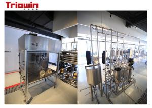 China High Precision Aseptic Filling Line UHT100L / H Sterilization Machine Homogeneous Machine on sale