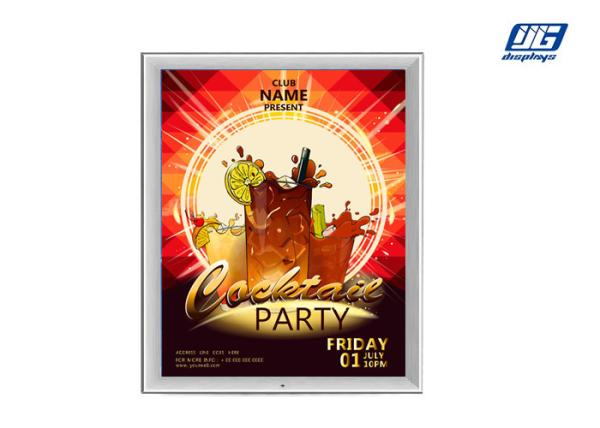 Buy cheap Water Resistant Slimline Led Light Boxes Snap Poster Frames For Outdoor from wholesalers