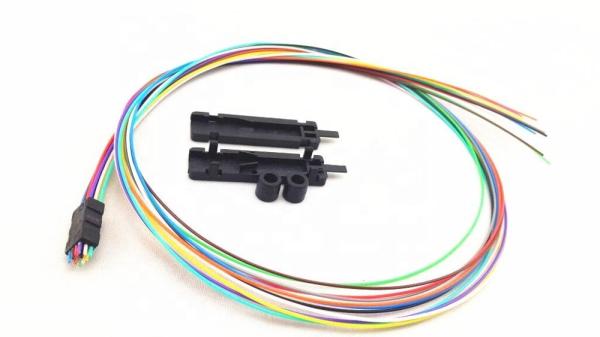 Buy cheap 52'' Tubing Hytrel Cable Pigtail Patch Cord 6/12 Fibers Ribbon Fan Out Kit Tube from wholesalers