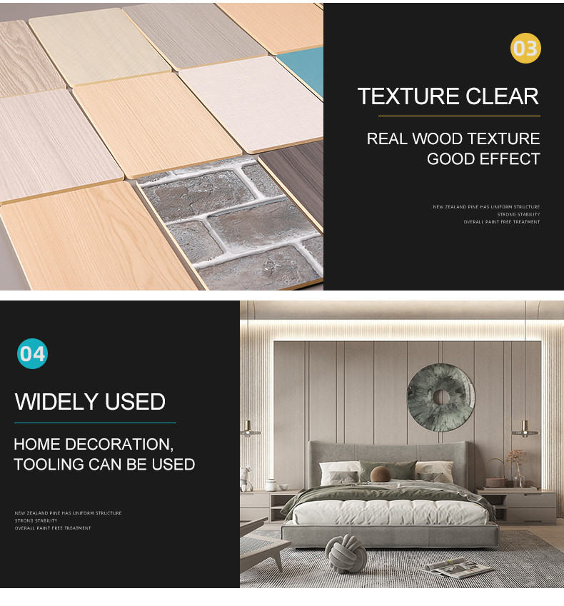 Modern Luxury Interior Decoration Wood Veneer Wall Panel 5mm 8mm