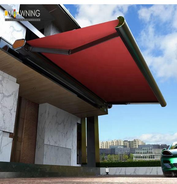 White Color Frame Full Cassette Awning/Electric Cassette Awning Wholesale