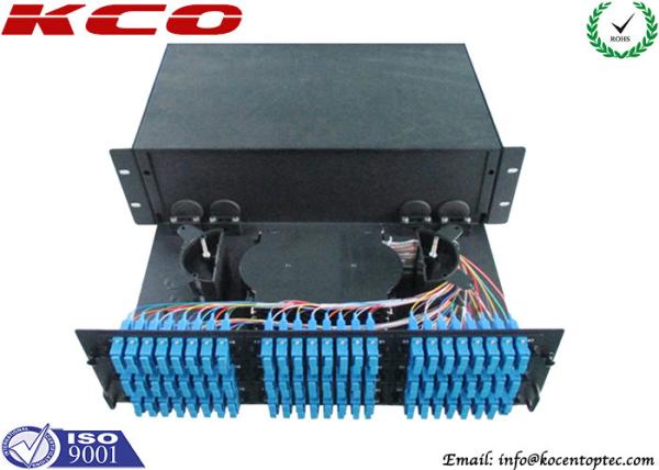 Buy cheap Fibre Termination Box ODF Unit Fiber Optic Patch Panel Rack Mount 96 Cores 4U from wholesalers