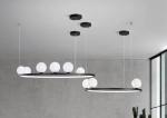 Luxury Pendant Lamp Glass Ball Chandeliers Decor Light Fixtures Ceiling Modern