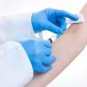 Buy cheap Puncture Proof S M L XL Blue Medical Nitrile Gloves Alkali Resistance from wholesalers