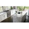 Buy cheap 2022 Traditional Solid Wood Kitchen Cabinets And Quartz Stone Top Oven Cabinet Together from wholesalers