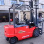 HELI 3.5T Used Electric Forklifts With Lithium Battery 2 Stages Masts 3 M